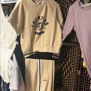 Champion Tan Boot Cut Pants